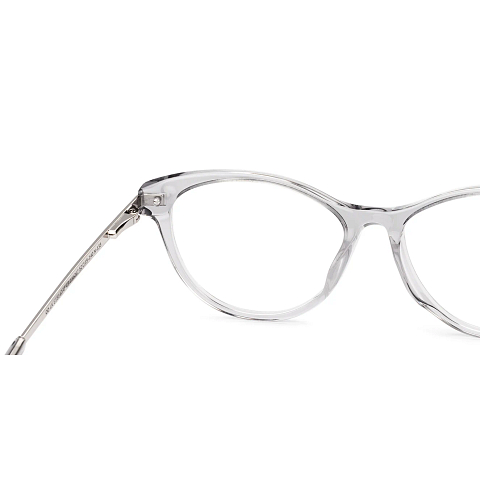 Lenskart Gray Transparent Full Rim Cat Eye right side