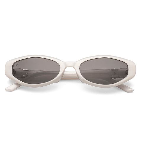 Lenskart STUDIO White Full Rim Cat Eye left side
