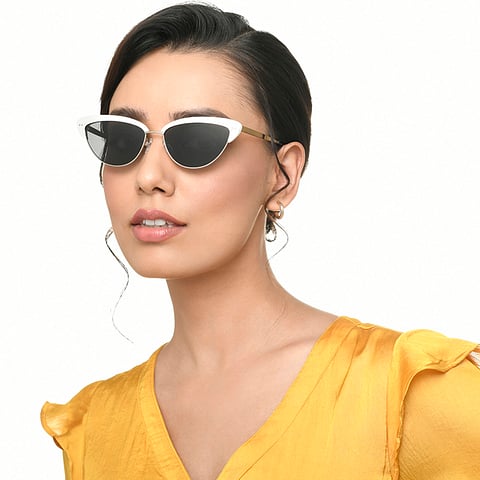 Lenskart Silver Full Rim Cat Eye right side