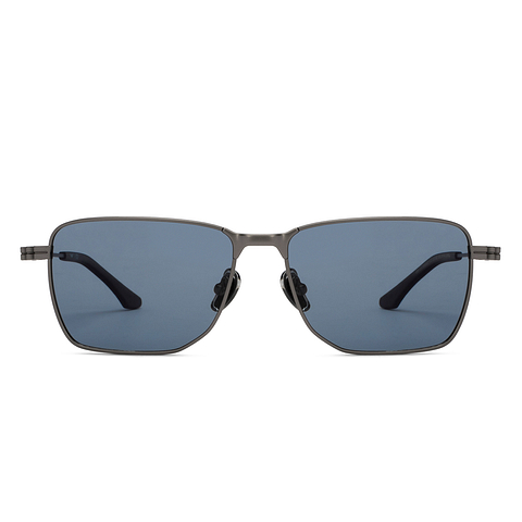 Lenskart STUDIO Mid Gunmetal Full Rim Geometric right side