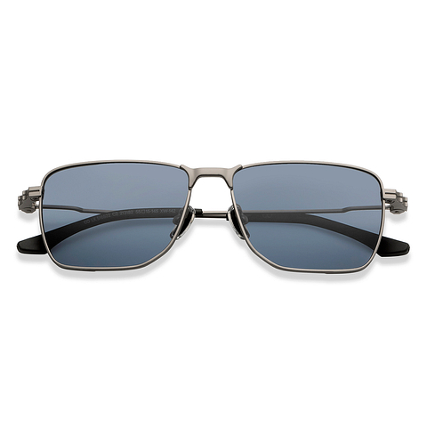 Lenskart STUDIO Mid Gunmetal Full Rim Geometric right side