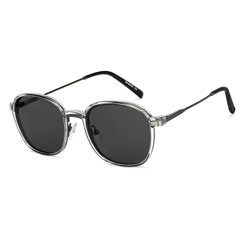 Lenskart Air Mid Gunmetal Full Rim Round left side