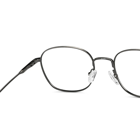 Lenskart Air Mid Gunmetal Full Rim Round left side