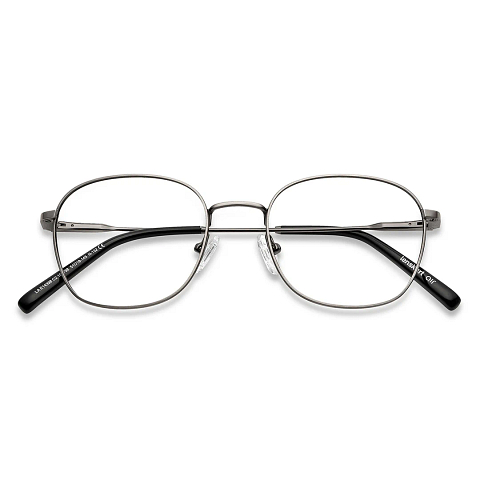 Lenskart Air Mid Gunmetal Full Rim Round right side