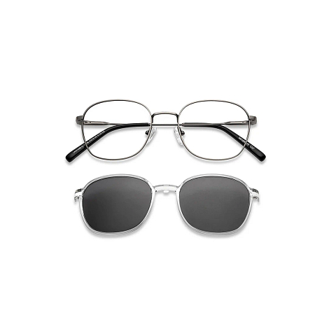 Lenskart Air Mid Gunmetal Full Rim Round right side