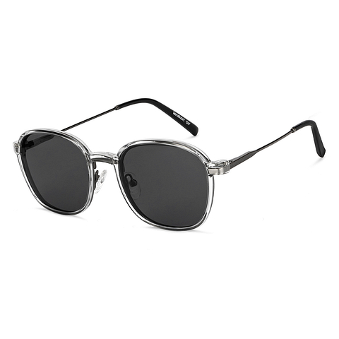 Lenskart Air Mid Gunmetal Full Rim Round right side