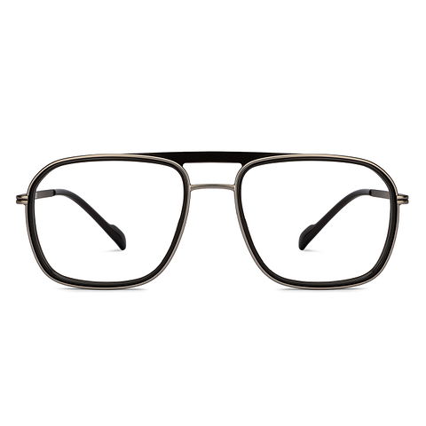 Lenskart Studio Online Dark Gunmetal Full Rim Square left side