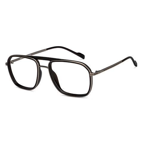 Lenskart Studio Online Dark Gunmetal Full Rim Square right side