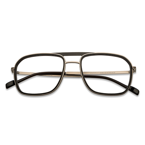 Lenskart Studio Online Dark Gunmetal Full Rim Square left side