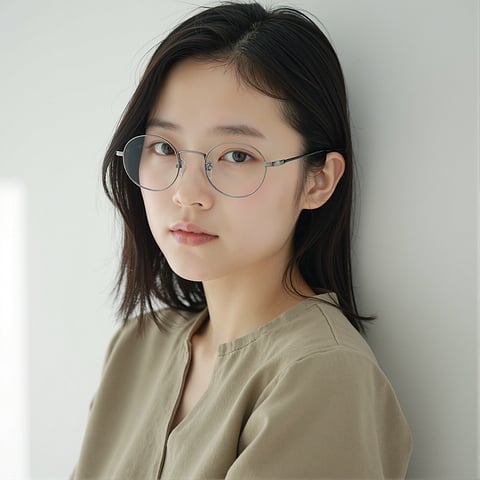 Lenskart Mid Gunmetal Full Rim Round right side
