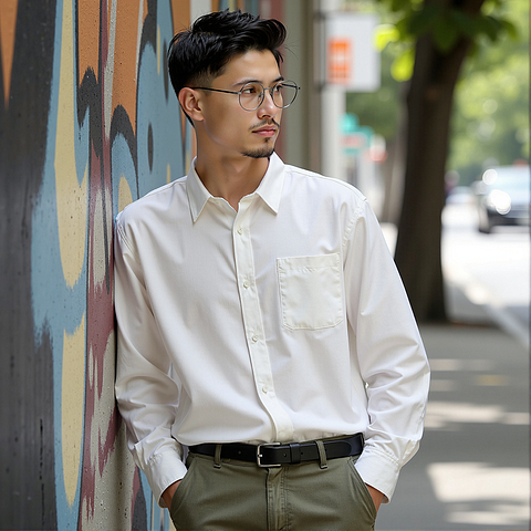 Lenskart Mid Gunmetal Full Rim Round left side