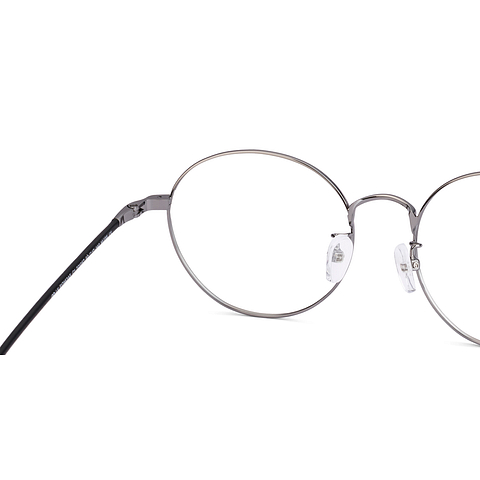 Lenskart Mid Gunmetal Full Rim Round right side