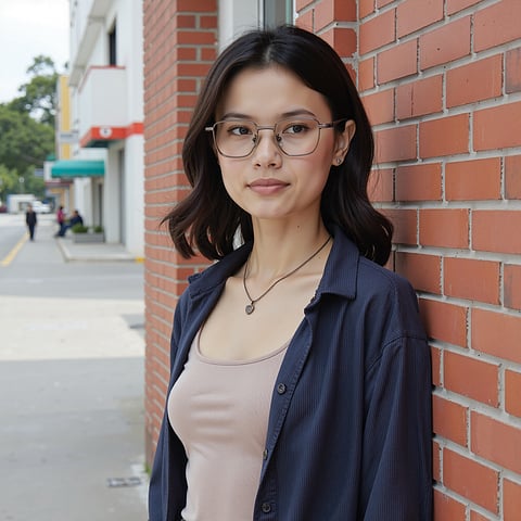 Lenskart STUDIO Gunmetal Full Rim Square right side