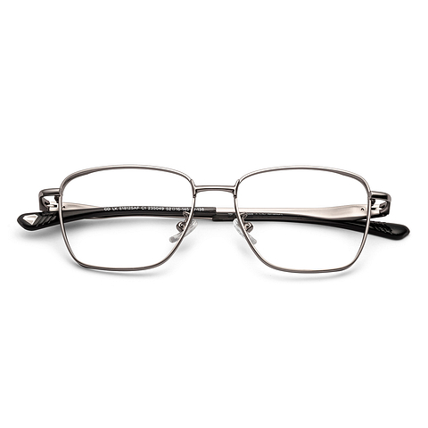 Lenskart STUDIO Gunmetal Full Rim Square left side