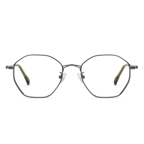 Lenskart Mid Gunmetal Full Rim Round right side