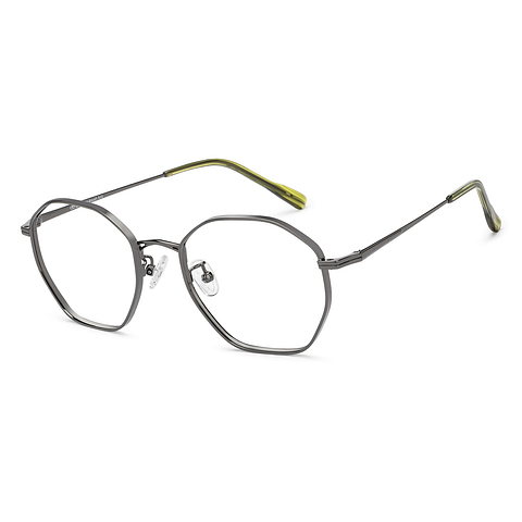 Lenskart Mid Gunmetal Full Rim Round right side