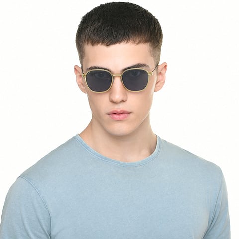Lenskart Air Mid Gunmetal Full Rim Round right side