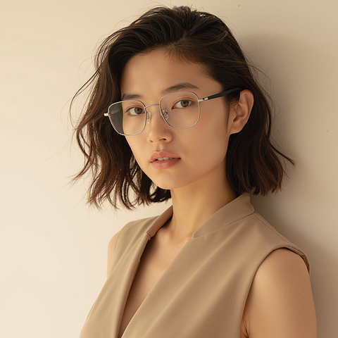 Lenskart Gunmetal Full Rim Square right side