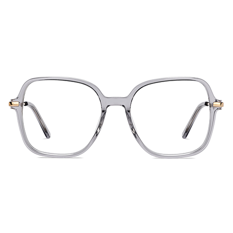 Le Petit Lunetier Crystal Transparent Full Rim Square right side