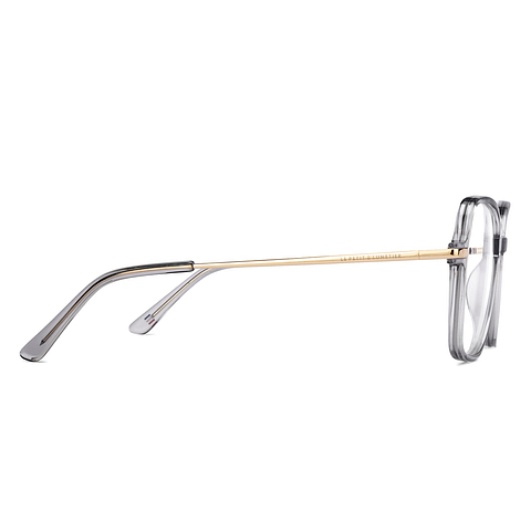Le Petit Lunetier Crystal Transparent Full Rim Square right side