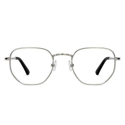 Le Petit Lunetier Silver Full Rim Geometric right side