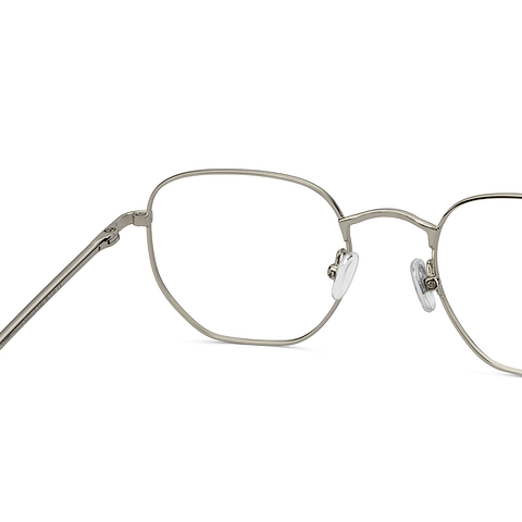 Le Petit Lunetier Silver Full Rim Geometric right side