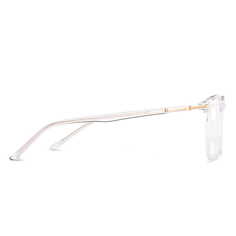 Lenskart Air Transparent Full Rim Round left side