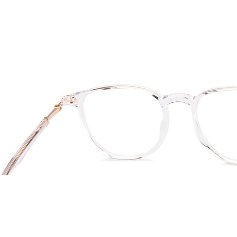 Lenskart Air Transparent Full Rim Round right side