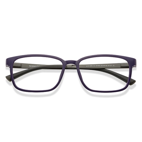 Lenskart Air Online Sky Blue Full Rim Rectangle left side