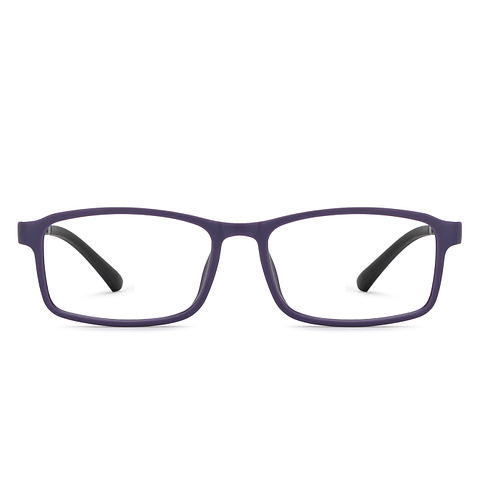 Lenskart Air Online Purple Full Rim Rectangle left side