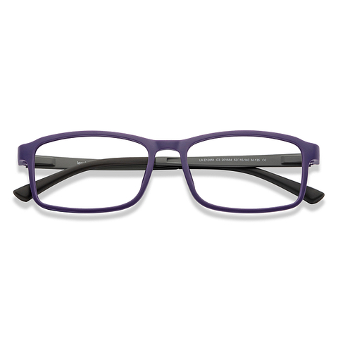 Lenskart Air Online Purple Full Rim Rectangle left side