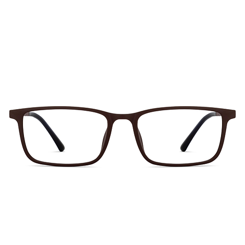 Lenskart Air Online Light Brown Full Rim Rectangle left side