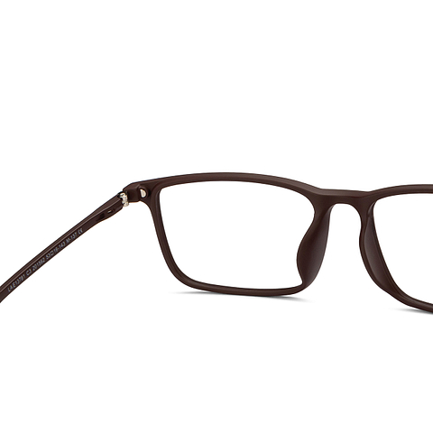 Lenskart Air Online Light Brown Full Rim Rectangle right side