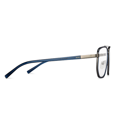 Lenskart Air Online Mid Gunmetal Full Rim Aviator left side