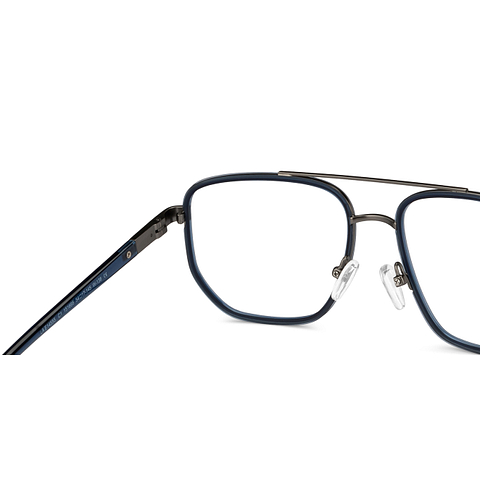 Lenskart Air Online Mid Gunmetal Full Rim Aviator right side
