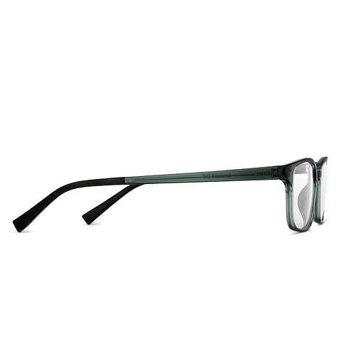 Lenskart Air Online Green Transparent Full Rim Rectangle left side Lenskart Air Online Green Transparent Full Rim Rectangle left side