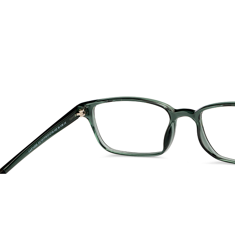 Lenskart Air Online Green Transparent Full Rim Rectangle right side