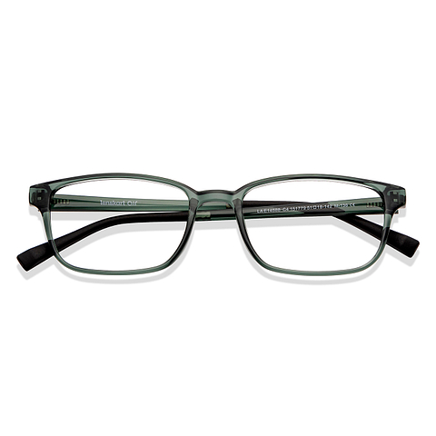 Lenskart Air Online Green Transparent Full Rim Rectangle left side Lenskart Air Online Green Transparent Full Rim Rectangle left side