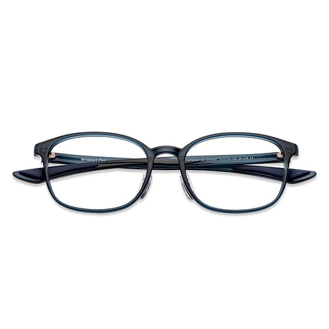 Lenskart Air Online Blue Transparent Full Rim Square left side Lenskart Air Online Blue Transparent Full Rim Square left side