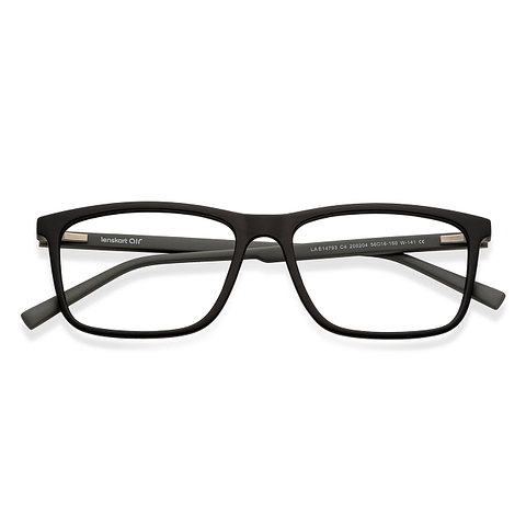 Lenskart Air Online Black Full Rim Rectangle left side