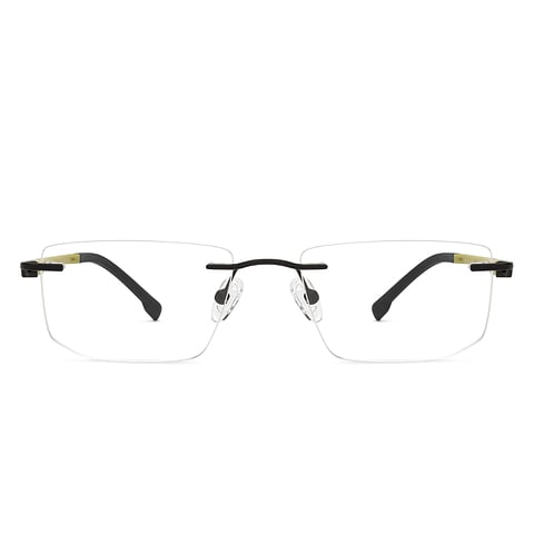 Lenskart Air Online Black Rimless Rectangle left side