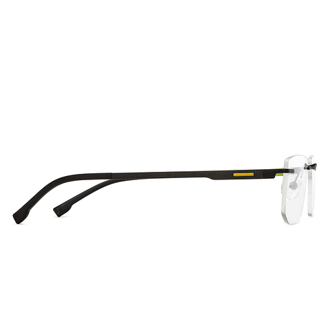 Lenskart Air Online Black Rimless Rectangle left side