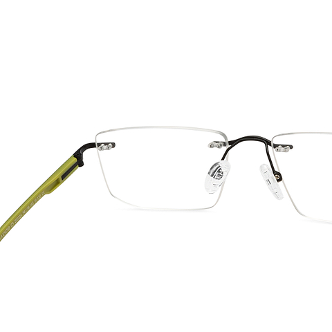 Lenskart Air Online Black Rimless Rectangle right side