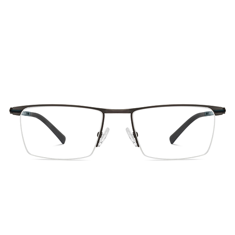 Lenskart Air Online Mid Gunmetal Half Rim Rectangle right side Lenskart Air Online Mid Gunmetal Half Rim Rectangle right side