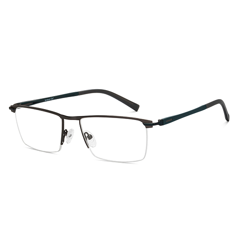 Lenskart Air Online Mid Gunmetal Half Rim Rectangle right side Lenskart Air Online Mid Gunmetal Half Rim Rectangle right side