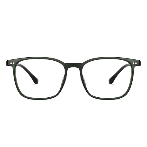 Lenskart Air Online Green Transparent Full Rim Square left side