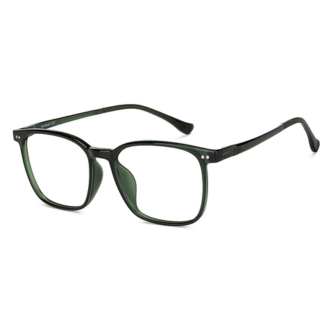 Lenskart Air Online Green Transparent Full Rim Square right side
