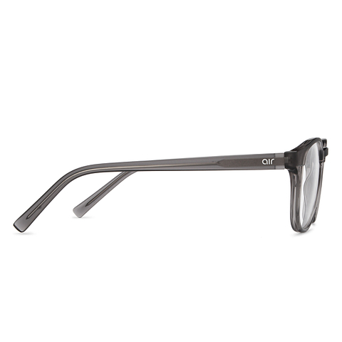 Lenskart Air Online Gray Transparent Full Rim Round left side