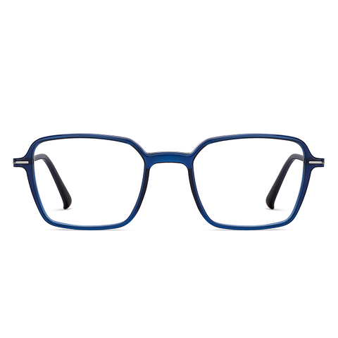 Lenskart Air Online Sky Blue Full Rim Square left side