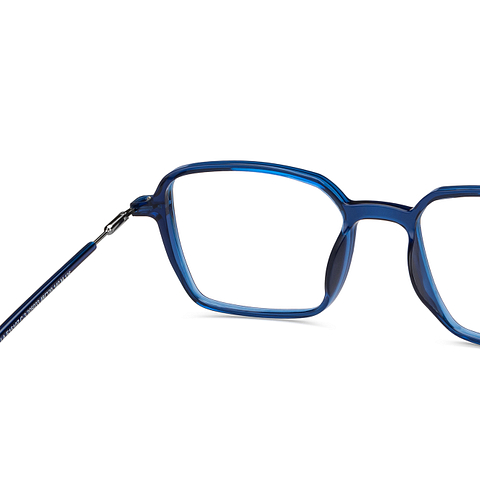 Lenskart Air Online Sky Blue Full Rim Square right side
